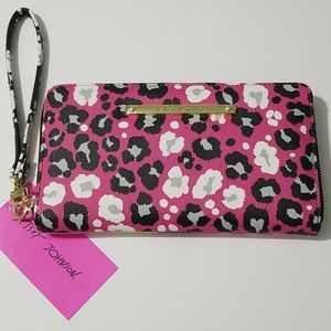 Betsey Johnson Pink Wristlet